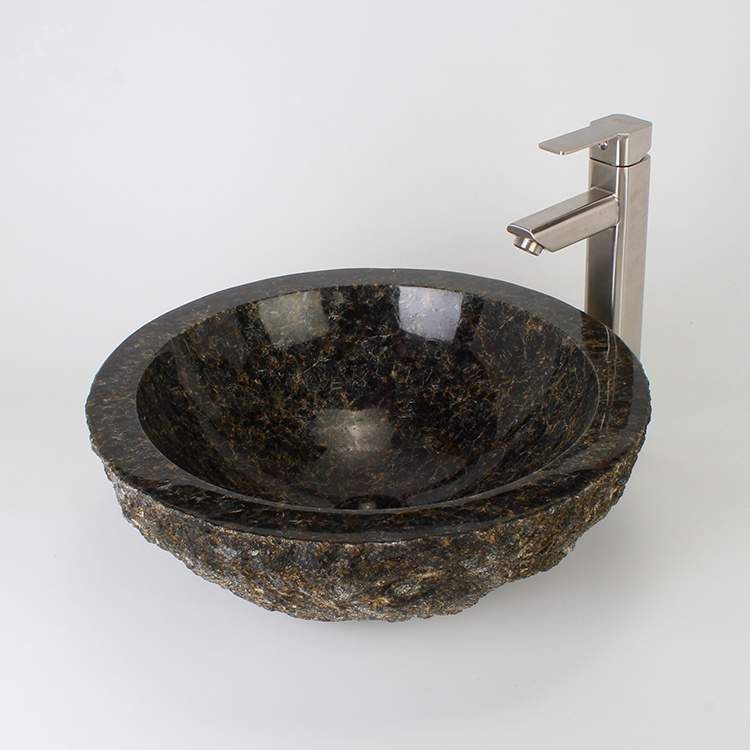 Verde Bahia Granite Round Bathroom Wash Basin Sinks,Verde Bahia Granite Round Bathroom Wash Basin Sinks