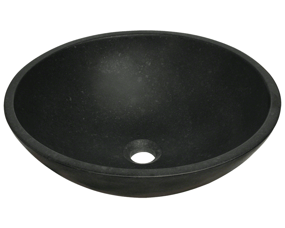 Black Basalt Bathroom Vessel Sinks 2