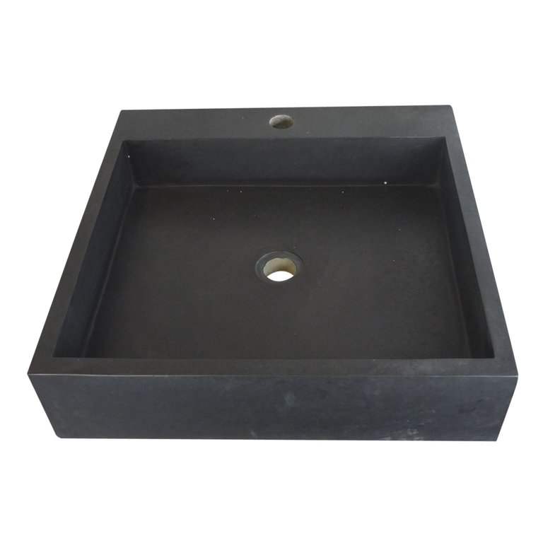 Black Basalt Bathroom Vessel Sinks