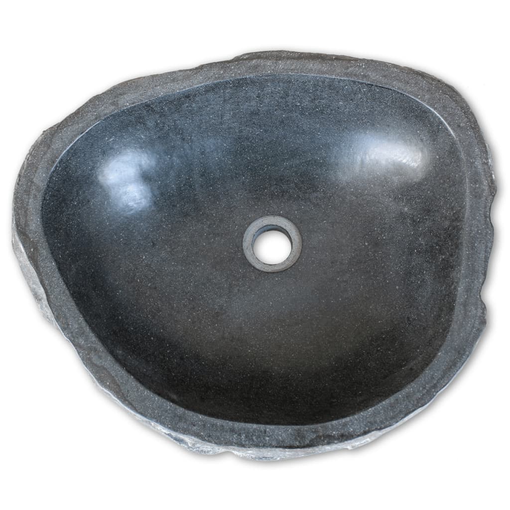 Black Riverstone Bathroom Washing Basins