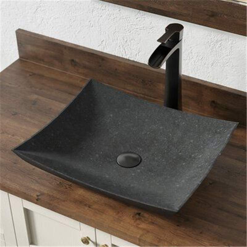 G684 Black Basalt Bathroom Countertop Sinks