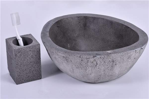 Gray Basalt Bathroom Oval Wash Sanitary Sinks