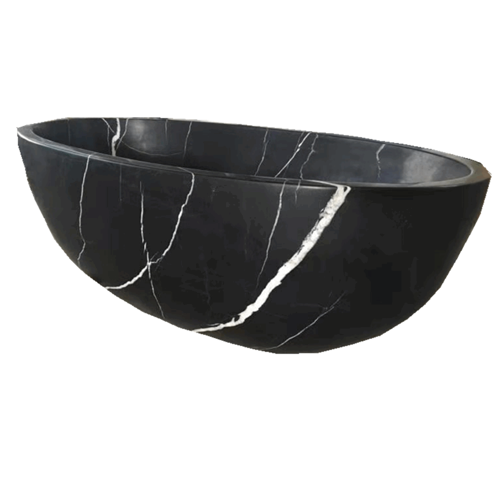 Black Marquina Freestanding Bathtub