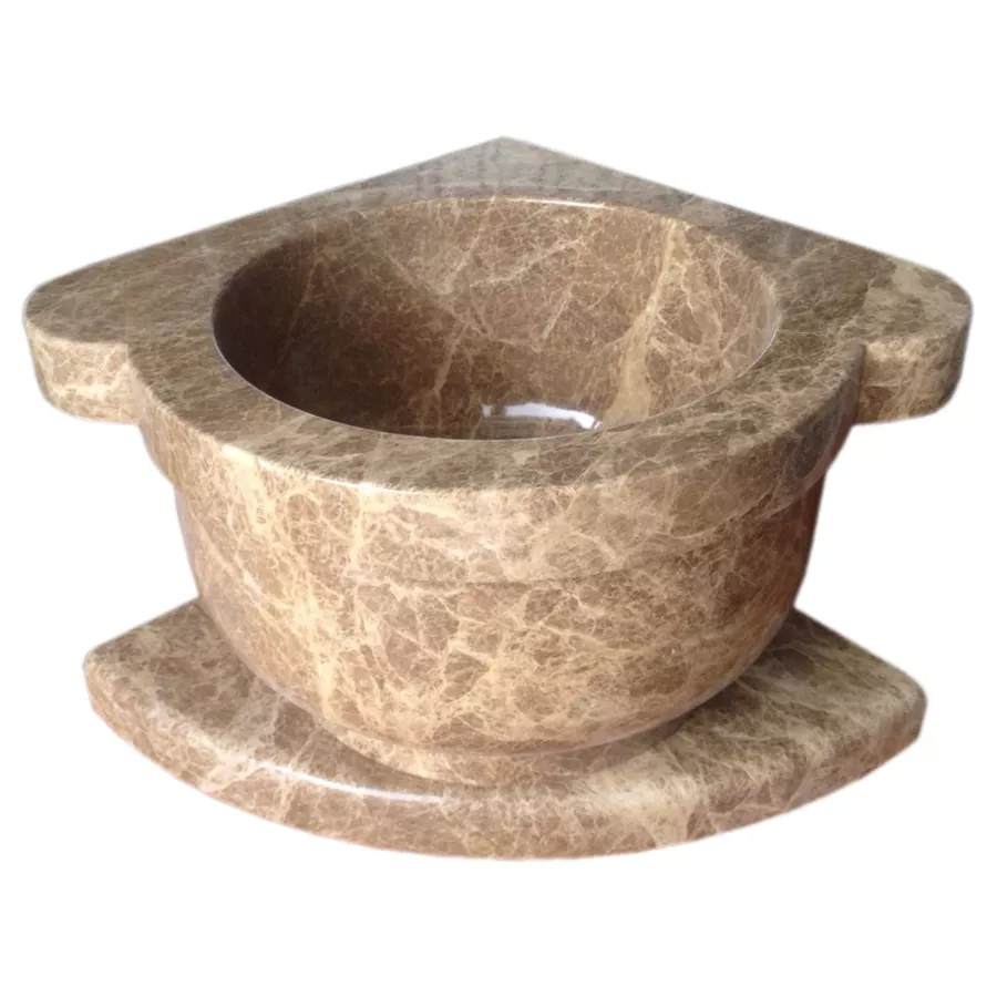 Turkish Corner Bath Kurna Marble Basin Kurna Sink