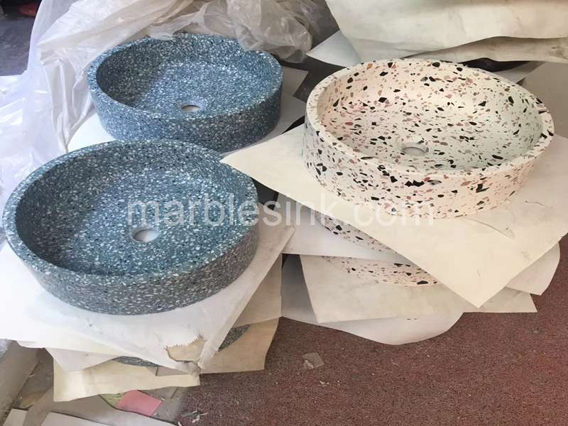 Round Terrazzo Sinks