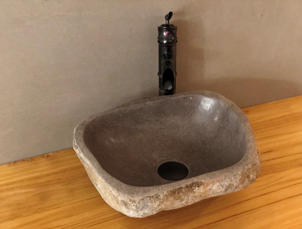 River Stone Sink Beige