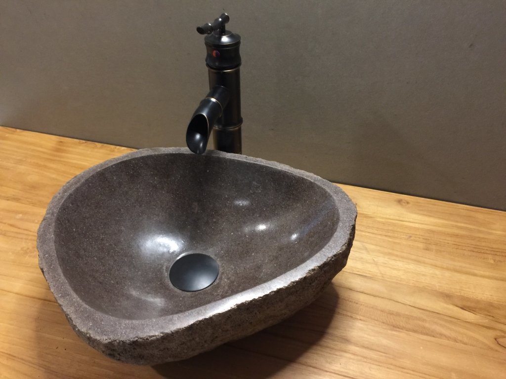 River Stone Sink For Sale